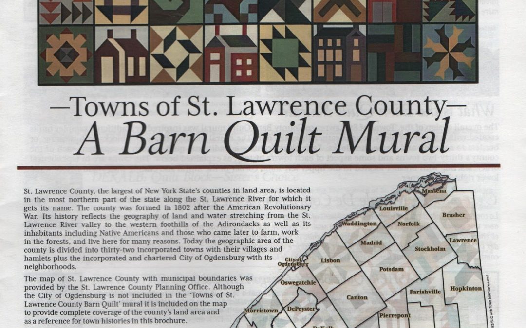 Towns of St. Lawrence County: A Barn Quilt Mural